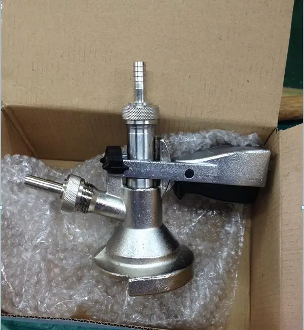 A type beer tap dispenser valve barrel connector, Restaurant Kegerator Tap homebrew, Beer dispenser brass valve coffee faucet