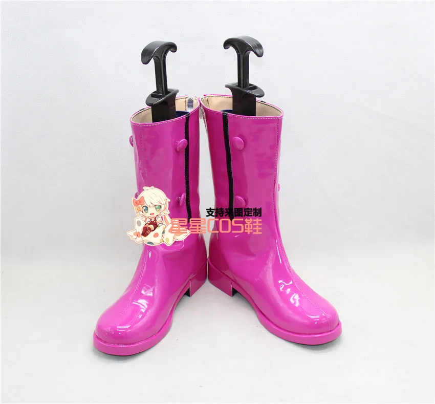 Fate Stay Night Illyasviel von Einzbern Purple Adult Cosplay Shoes Boots X002