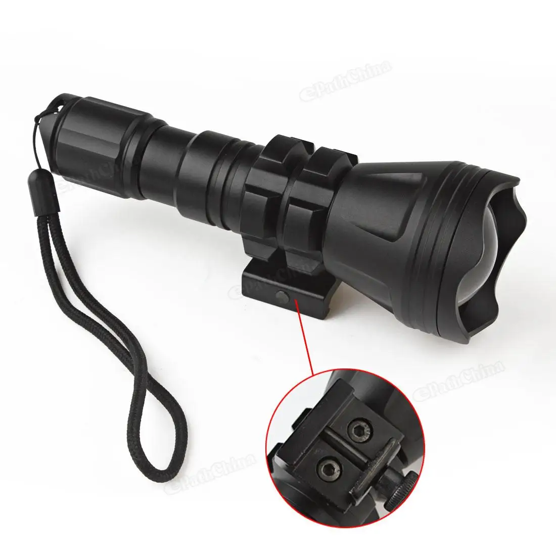 LED Flashlight Super Bright LED Tactical Torch Handheld 5 Modes B158 Zoom Flashlights Water Resistant Best Biking Hunting Torchs