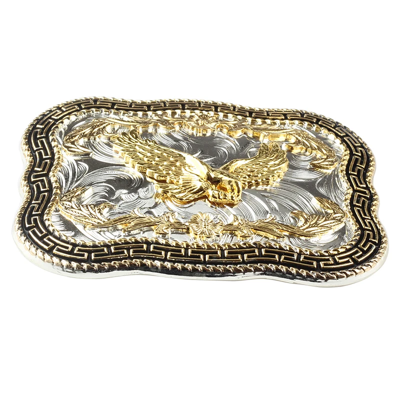 Golden Eagle Big Western Style Belt Buckle Decoration Belt Accessories DIY 4.0 Ｗidth