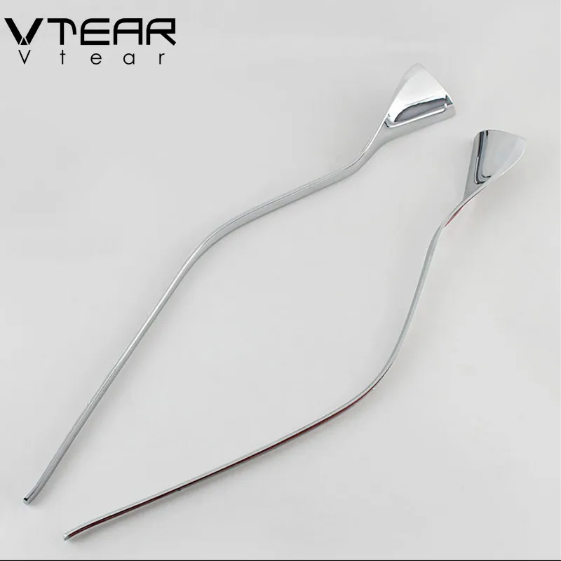 Vtear For Skoda Kodiaq Interior Mouldings Central Console Control Car-Styling Chrome Decoration Trim Accessories Parts 2017-2021