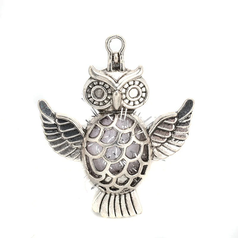 Mexico Chime 1pcs Elephant Cage Essential Oil Diffuser Lockets Angel Ball Caller Pendant Aromatherapy Jewelry Without Chain