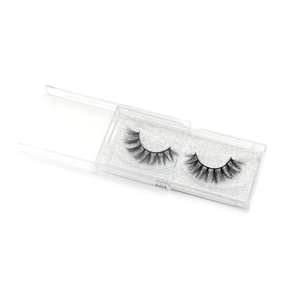 LEHUAMAO 3D Mink Eyelash Fluffy Cross Thick Natural Fake Eyelashes Lashes Dramatic Makeup Eye Lashes Handmade False Eyelash