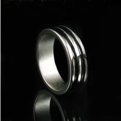 

Magnetic Engraved PK Ring With Double Black (20mm/19mm/18mm Available) Magic Tricks Stage Magic Illusion Gimmick Props Magician