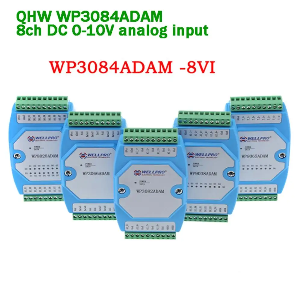 

8ch DC0-10V Analog input module/RS485 Modbus RTU for Data collection/Industrial automation Parking remote program Gateway