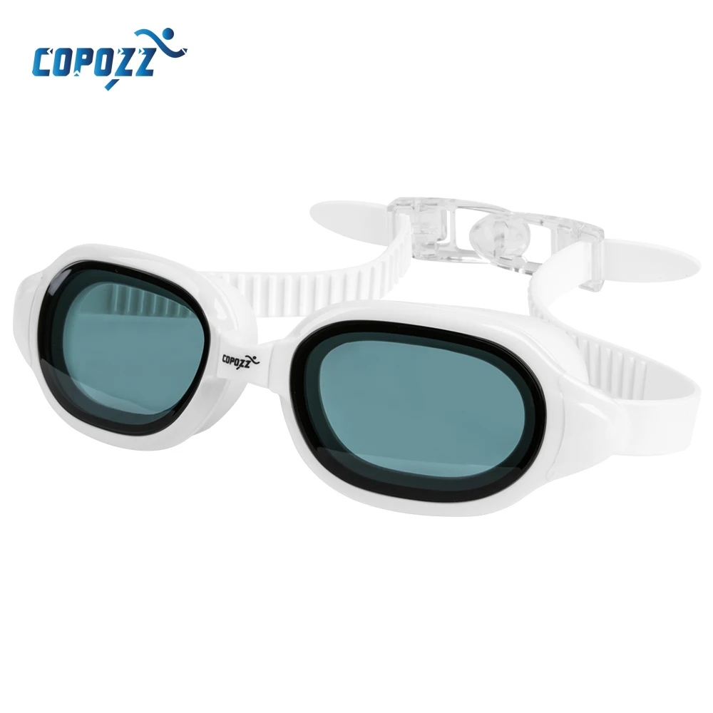 COPOZZ Best Swimming Goggles Men Women Adult Swim Goggle Professional Anti Fog Pool Swimming Glasses Eyewear -1.5 to -7