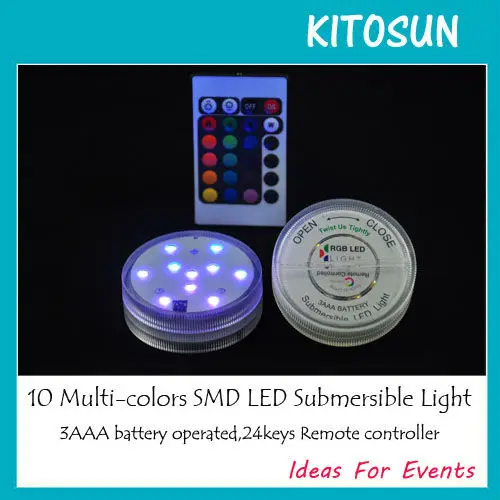 4 pçs/lote de papel inteligente lanterna luz, submersível led floralyte centerpieces luzes alimentado por bateria luzes controle remoto