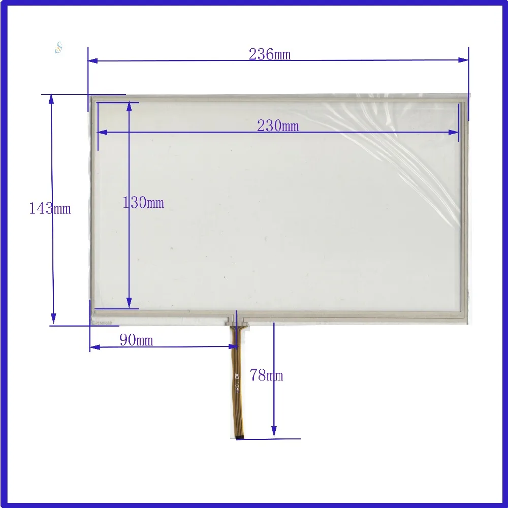 

ZhiYuSun 236mm*143mm 10.4inch resistance touch screen sensor 236*143 for display touch glass TP1M0148 incould control card