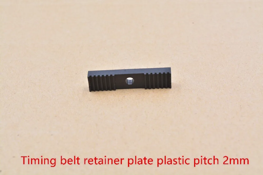 3D printer parts Reprap timing belt fixing plate pitch 2mm 3mm pinch band plastic  connecting  tooth 