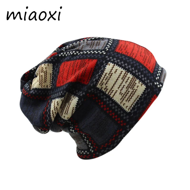 

New Women Hat Fashion Polyester Girls Skullies Beanies Female Scarf Spring Winter Cap Two Used Adult Hats Bonnet