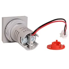 Square LED Digital Volt and Amp Meter for AC 60-500V #6