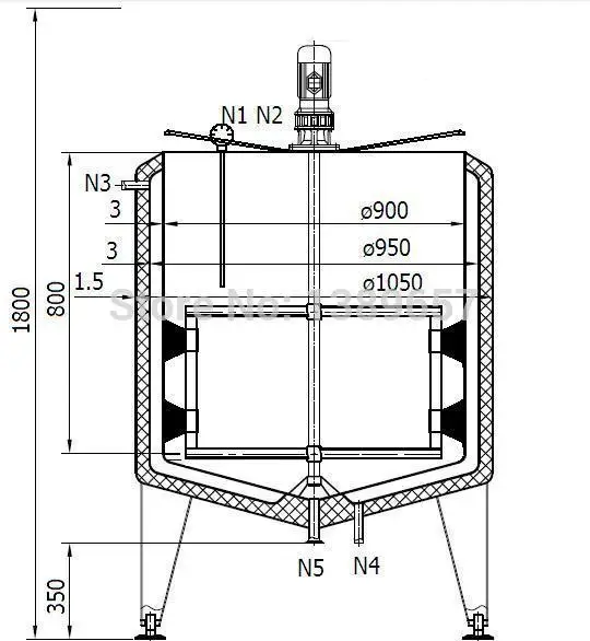 Mixng خزان للبيع (YLMT001)