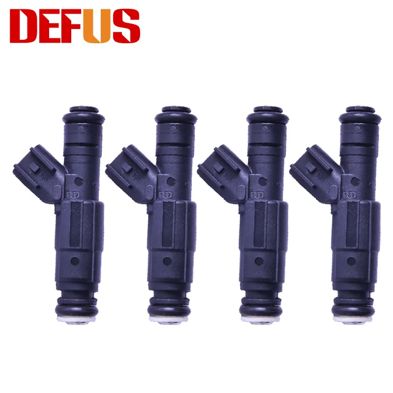 

4X High Performance Fuel Injector Car-Styling Nozzle Injection Kit for Dodge Jeep Geely Chrysler Valve Car Engine Injector 650cc