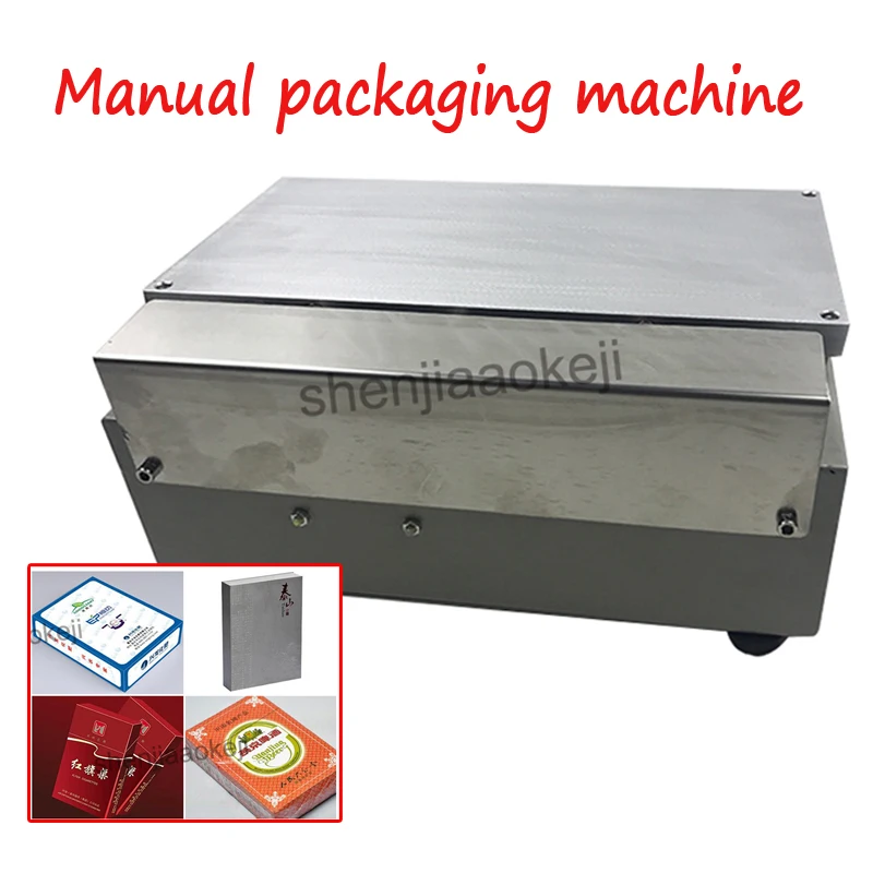 

Manual packaging machine Cigarette Boxs Wrapping Machine poker box blister film packaging machine,blister sealing machine 1PC