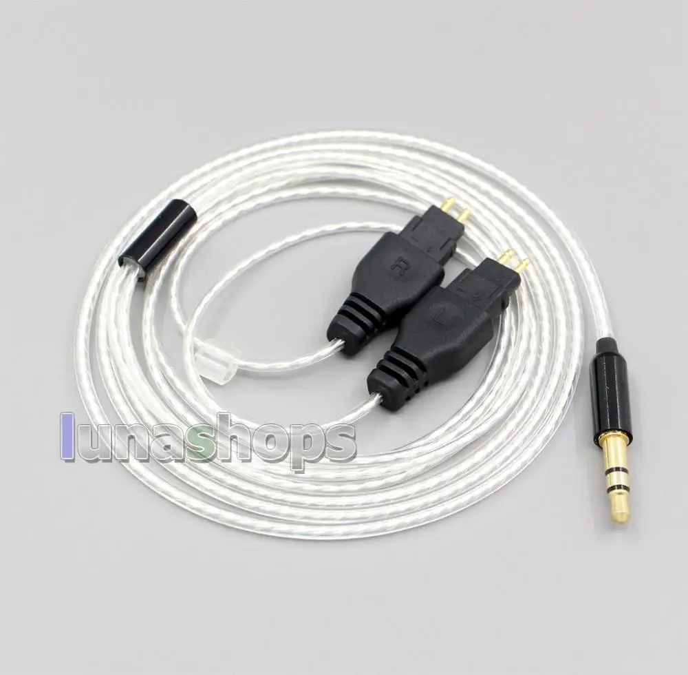 

LN006192 2.5mm Balanced Pure Silver Plated Earphone Cable For Sennheiser HD580 HD600 HD650 HDxxx HD660S HD58x HD6xx Headphone