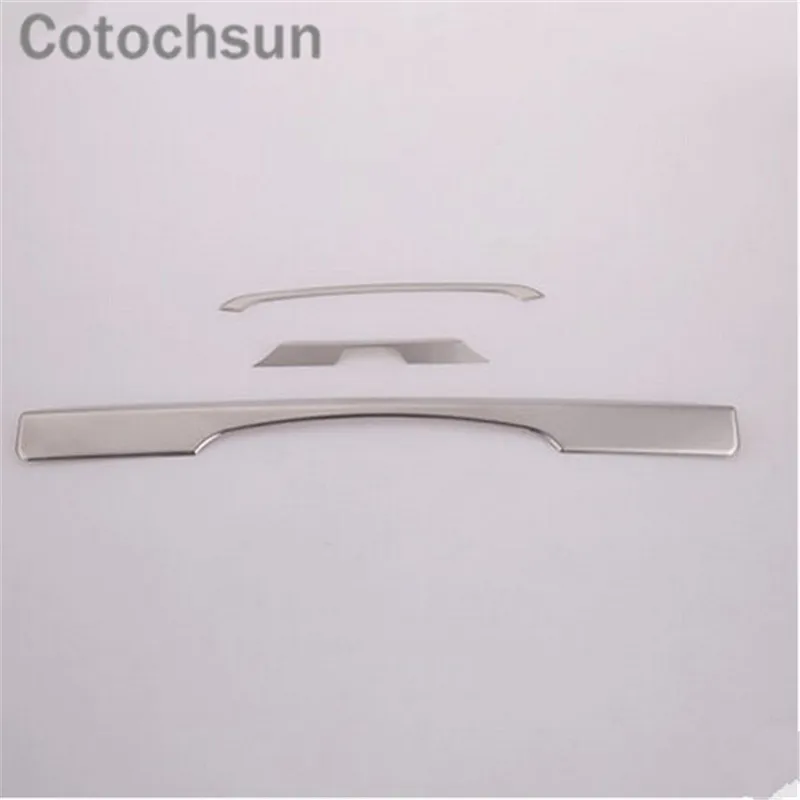 Cotochsun 3pcs/Set Auto Stainless Steel Panel Trim Decoration sticker case Fit For  Volkswagen GOLF 7 MK7