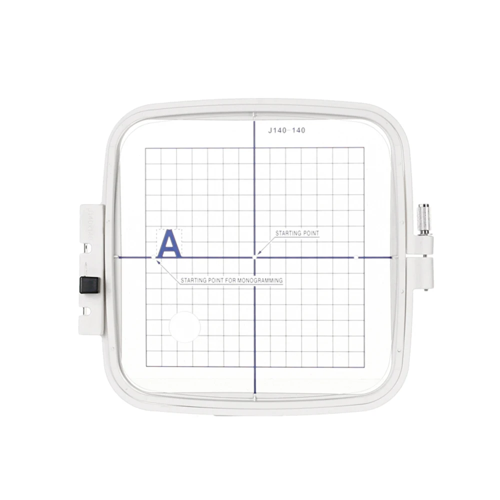 

Sewtech 856801006 Large Domestic Sewing Parts Embroidery Sewing Hoop Frame 5.5"x 5.5" 140 X 140mm FOR JANOME MC200E JA801