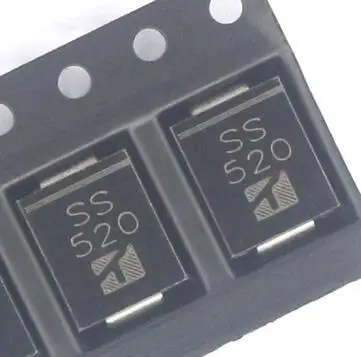 50 sztuk/partia nowy DO-214AB SR5200 SS520 SB5200 5A/200 V dioda schottky'ego dioda SMC
