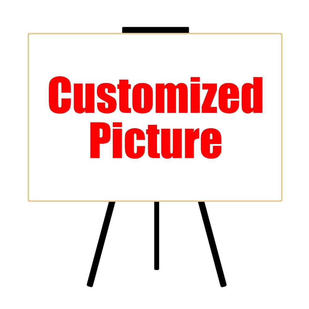 HDARTISAN Custom Print on Canvas Your Picture Family Baby Photo Favorite Picture Personalized Pictures Canvas Art Frameless