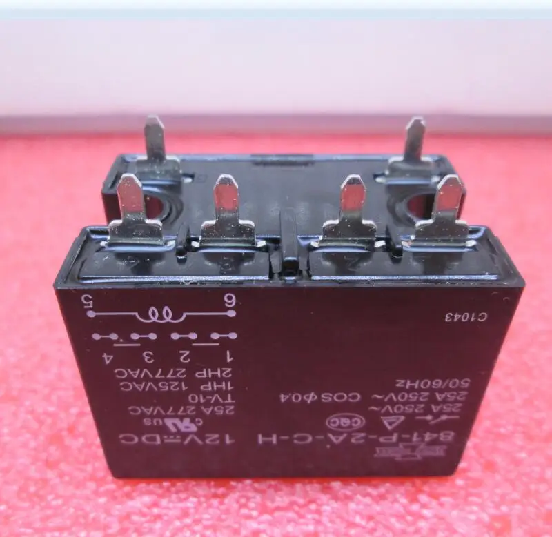 

NEW relay 841-P-2A-C-H-12VDC 841-P-2A-C-H 12VDC 841P2ACH 12VDC DC12V 12V 25A 250V 277VAC DIP6