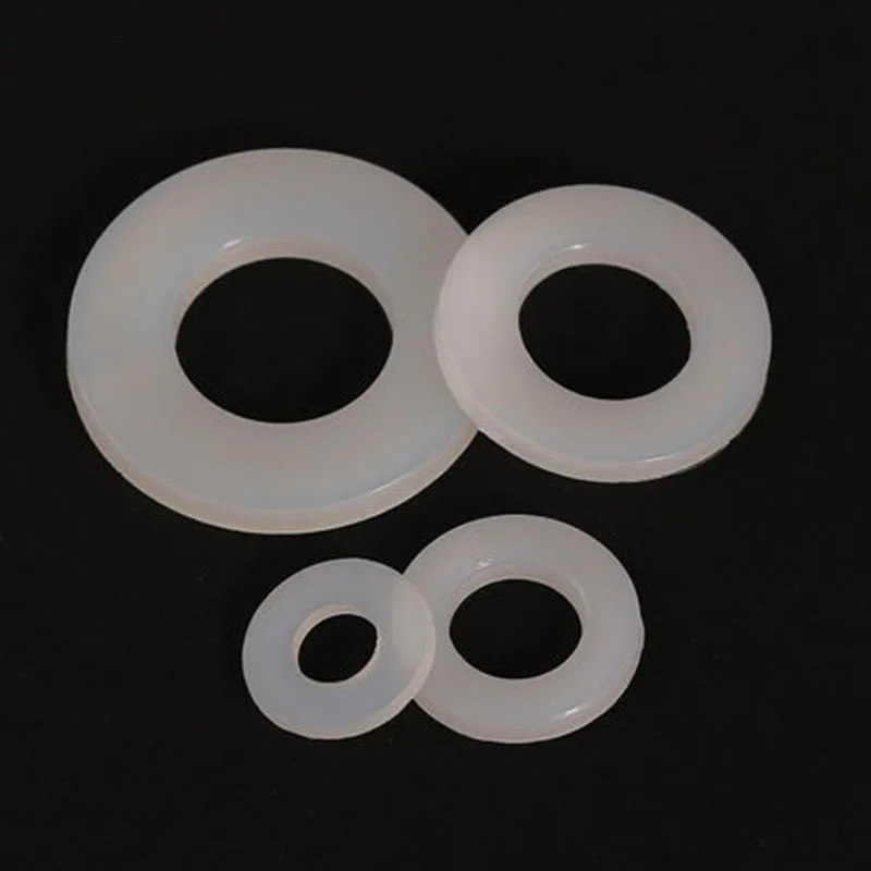 20pcs M3 M4 M5 M6 M8 M10 M12 Nylon gasket Increase the insulation flat pad Plastic plastic washer