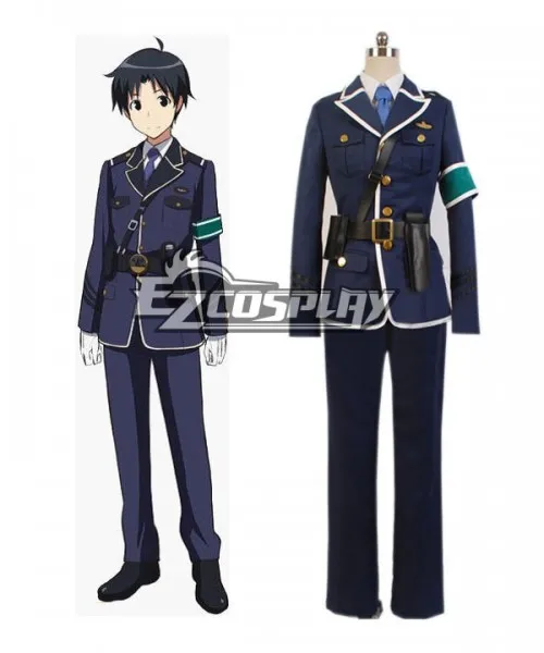 RAIL WARS! Naoto Takayama Navy Uniform Cosplay Costume E001