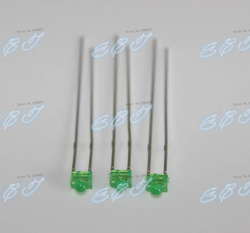 High quality 1.8MM ultra bright LED F1.8  Nipple-shaped Little Butterfly LED GReen to GREEn Lamp bead