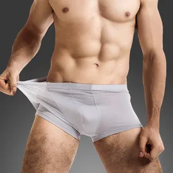 HOT Male Underwear Summer Ice Silk Thin Men Boxer Men's Sexy Underpants For Man Panties Transparent Breathable cuecas 6 Colors