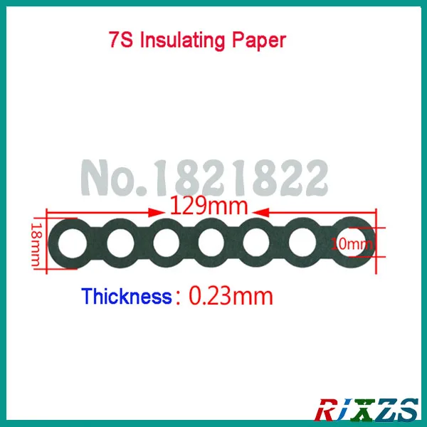 

2PCS/A Lot 18650 Insulating PAD 7S Battery Protection PAD 24V Pack