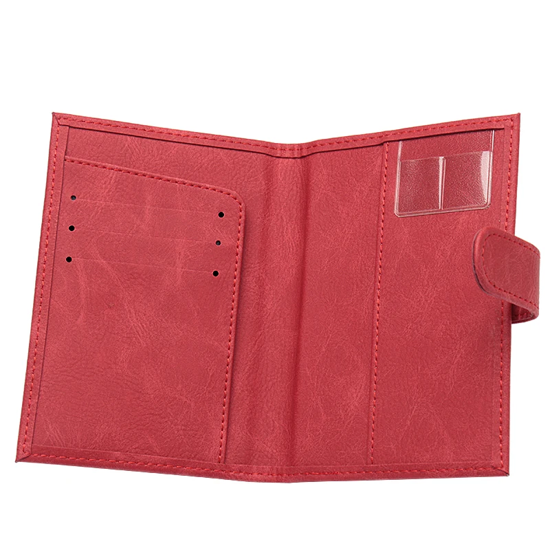 2020  New RFID Blocking Passport Cover Case Retro Style Buckle pu leather card holder bag travel