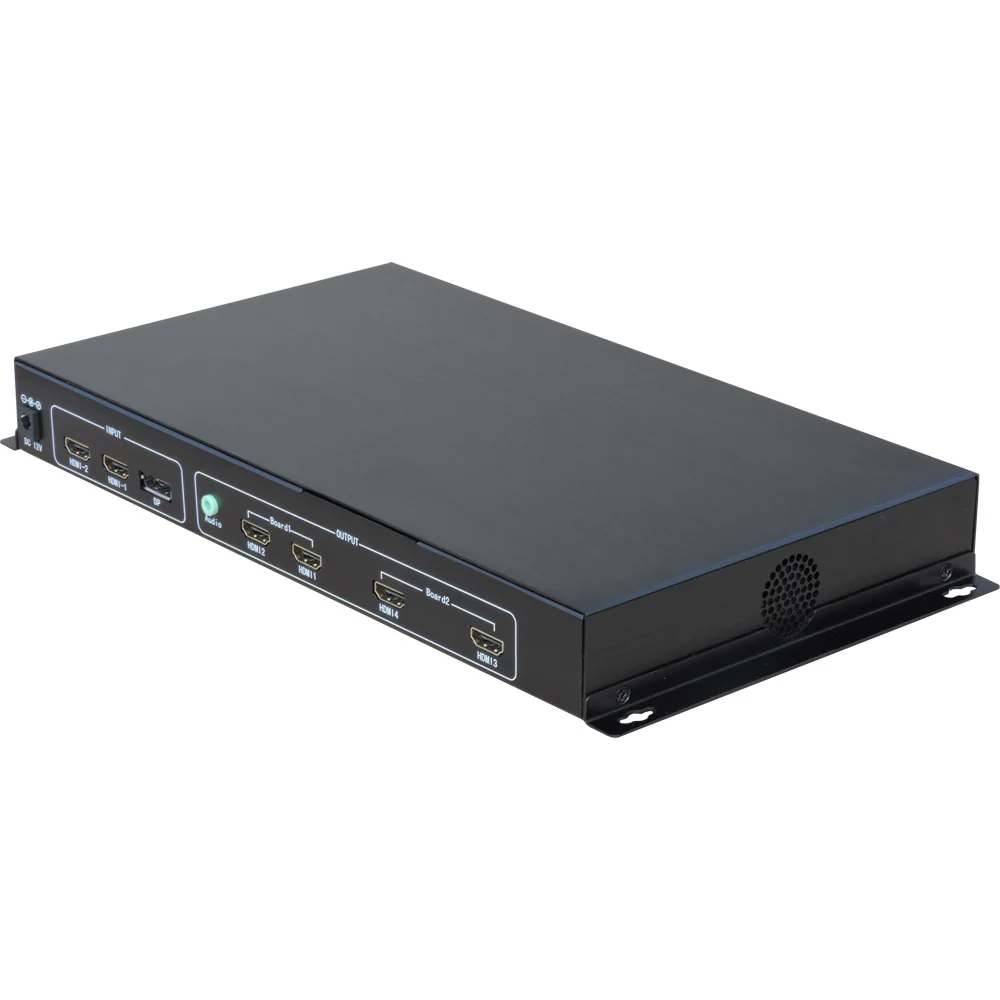 4K Video Wall Controller For 4 Units,4K@60HZ Input,Multi LCD Screen Processor For 2x2 1x2 1x3 1x4,TK-UD22