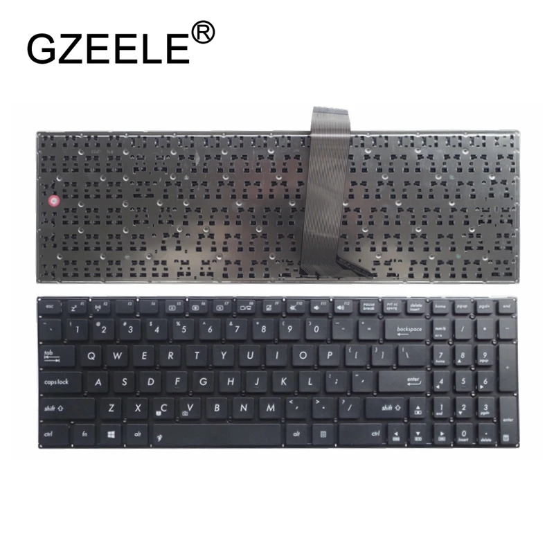 

GZEELE NEW English laptop keyboard for Asus K56 k56C K56CB K56CM K56CA S56 S56C S56CA S56CB S56CM 0KN0-N31RU13 K56 K56C NO FRAME