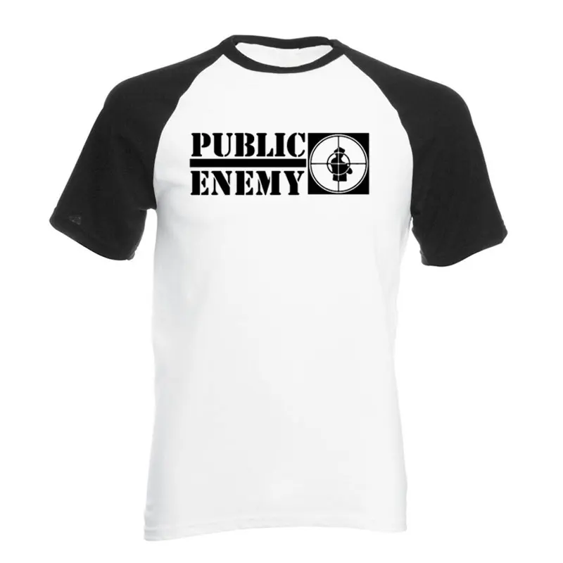 2019 New Public Enemy Rock Music Men\'s T-Shirt T Shirt Men Short Sleeve O Neck Cotton Casual Top Tee Loose Size