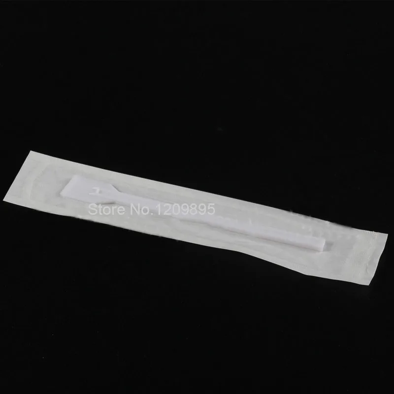 100pcs/pack 180mm/7.08 in,Plastic Cell Shovel / Scraper Shovel head length 20mm/0.78 in,Independent sterilization packaging