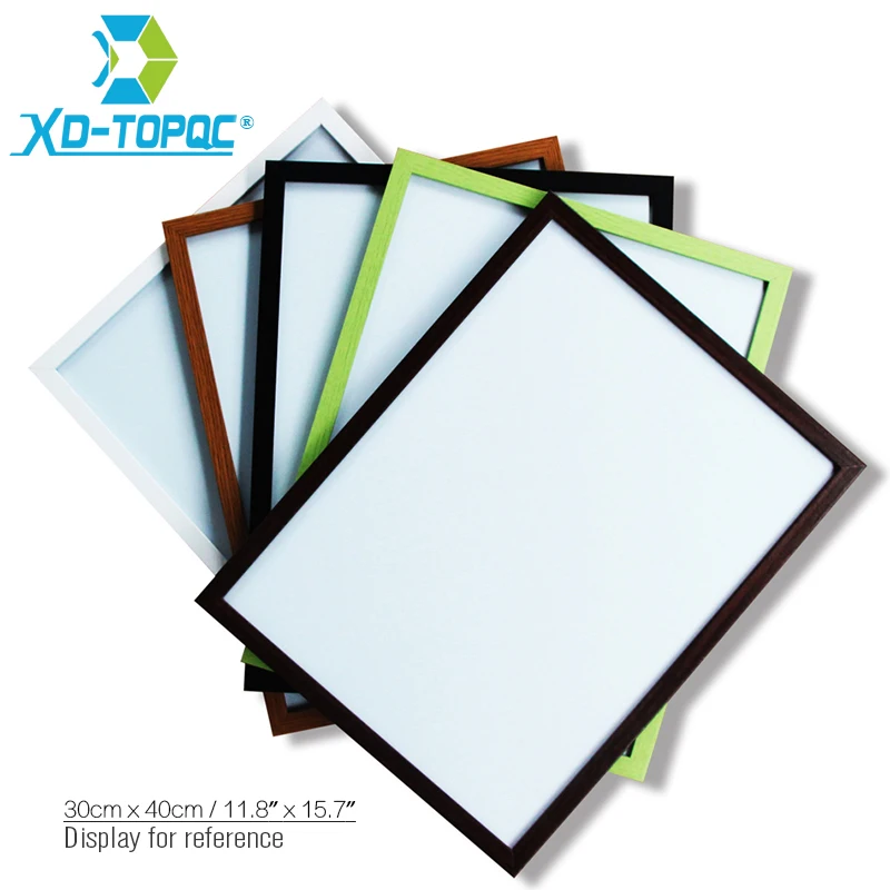 XINDI 60*90cm Whiteboard 10 Colors MDF Frame Magnetic Writing White Board Office Plus Size Message Dry Erase Factory Outlet WB27