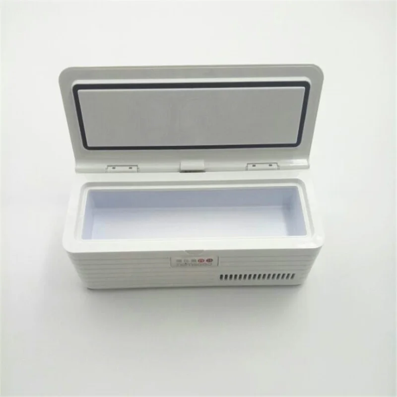 Insuline Draagbare Koeler Batterij Aangedreven Diabetici Medi Thermo-elektrische Koelkast Reizen Medicinale Koelkast Met Lcd Display