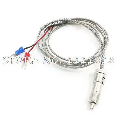 

Spring Sleeve Temp Probe Thermocouple K Type 0-600 Degree Celsius 4.9Ft 1.5M