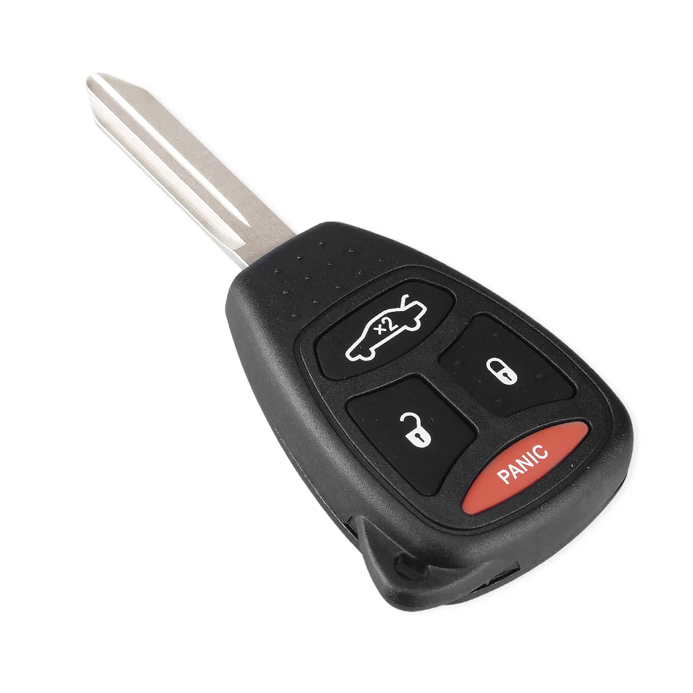 Dandkey-غلاف مفتاح التحكم عن بعد ، لـ Dodge Jeep Chrysler 300 Aspen Charger Magnum Fob 3 1 4 أزرار ، حافظة مفاتيح السيارة