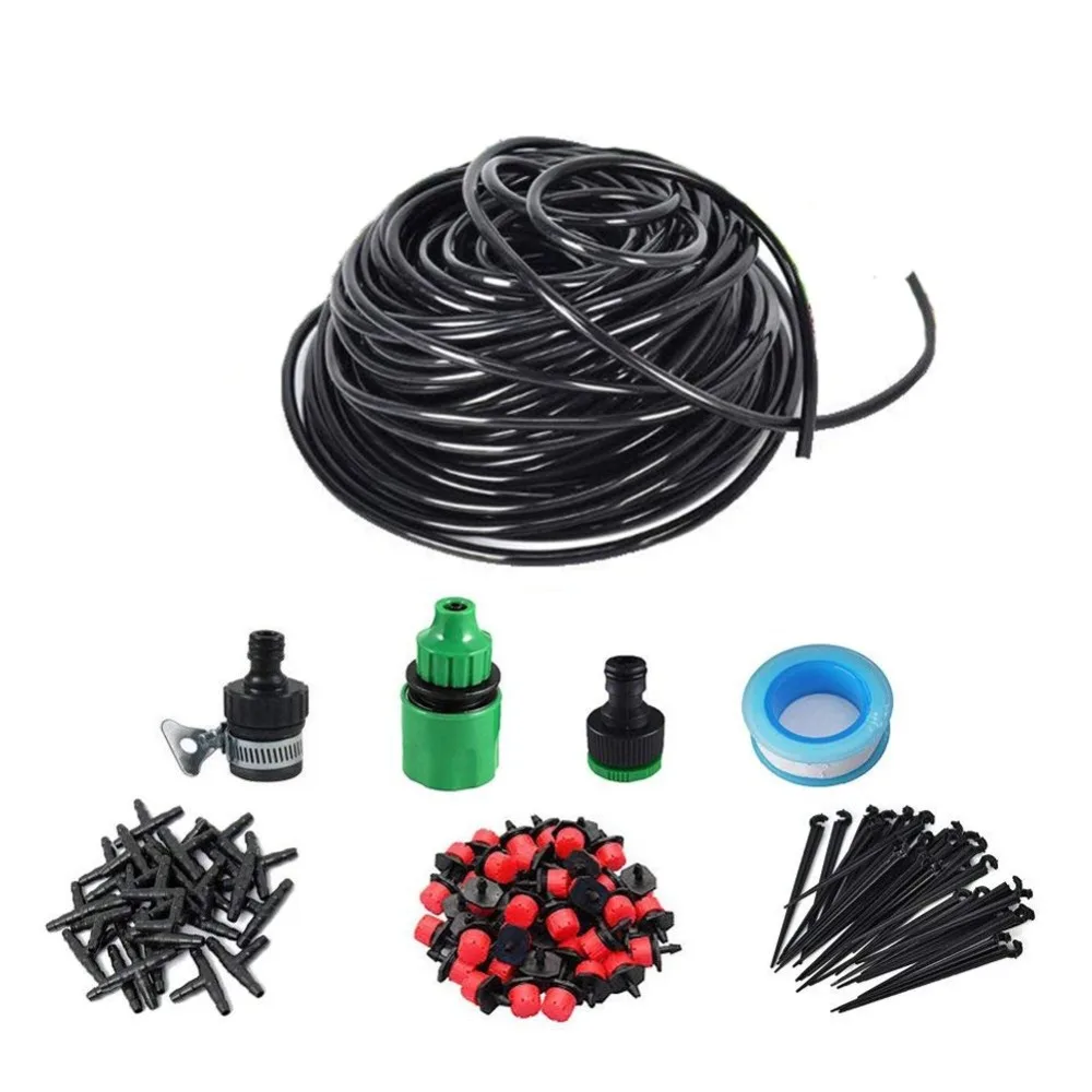 

Garden Irrigation System,Watering Kit Accessorie,DIY Saving Water Automatic Irrigation Equipment Set Suit for Garden Lawn