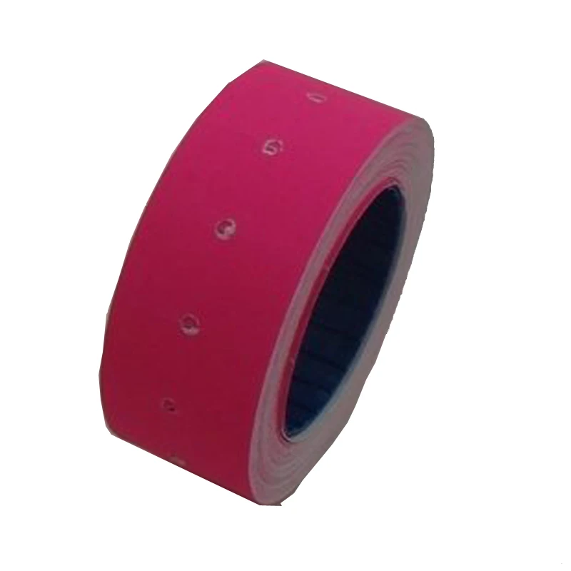Einzelhandel 1 Rolle 500 Stück weißes selbstklebendes Preisschildpapier Preisschild Mark Aufkleber für MX-5500 Preisschildpistole Etikettierer