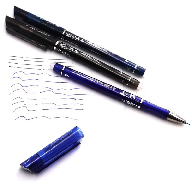 3Pcs/set Erasable Gel Pen Refills Is Red Blue Ink Blue /Black A Magical Writing Neutral Pen For School Office Stationery