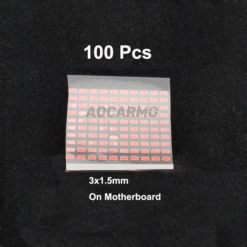 Aocarmo 100pcs/lot Water Damage Seal Label Warranty Indicator Sensors Repair Waterproof Sticker For iPhone 8 8P Plus
