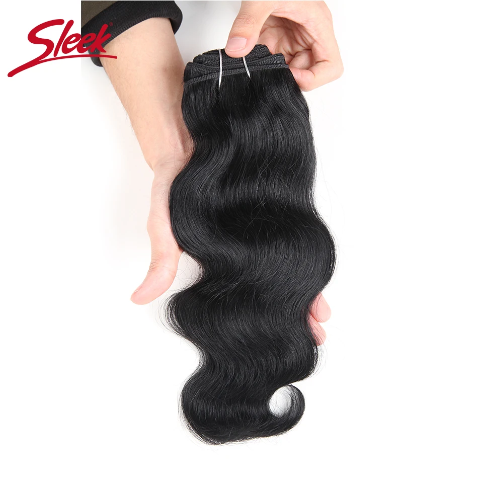 Sleek Brazilian Natural Body Wave Hair 1 Bundle Colored #27 #30 #99J #Burgundy Red Remy Human Hair Weave Extensions 10-22 Inches