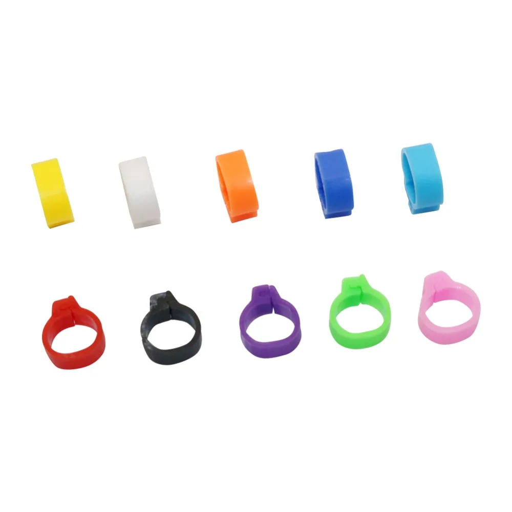 200Pcs Pigeon Leg Poultry Dove Bird Chicks Duck Parrot Clip Rings Band Foot Ring Pigeon Supplies Inner Diameter 8mm Width 5mm