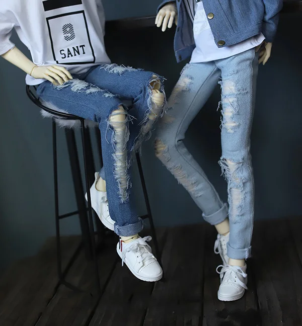 1/4 1/3 scale BJD Shredded jeans clothing accessories for BJD/SD SSDF doll,Not included doll,shoes,wig,and accessories 18D2744