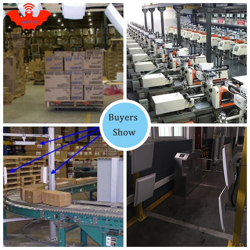 UHF RFID reader impinj E710 4 antenna port ethernet 915MHZ for warehouse logistic production line  fixed rj45 RS232/485 rfid chi