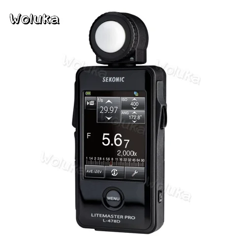 Sekonic L-478D Exposure meters  Metering Kit Exposure meters touch screen 478D photographic film meteringCD50 T01