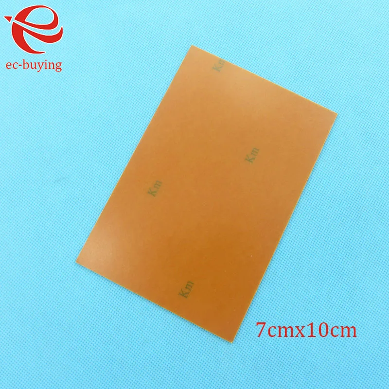 1Pc-10Pcs PF Bakelite Single Sided PCB Board 7*10 cm 7x10cm 1.4mm  Epoxy Copper Clad Plate Laminate Laminating CCL Electronic
