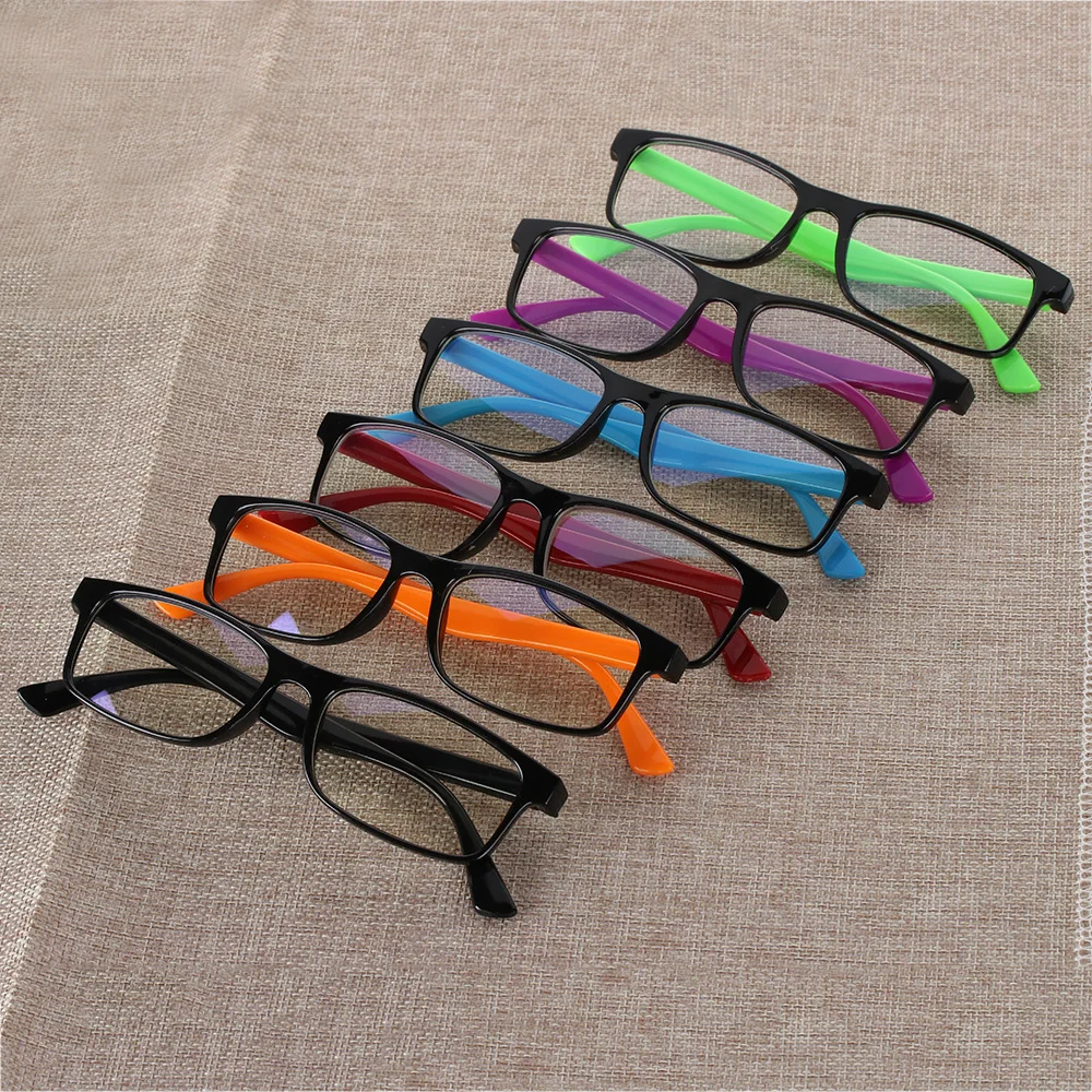 Trend Anti-blue Light Blocking Glasses Women Men Square PC Optical Frames Eyewear Vintage Computer Goggles Reading Eyeglasses