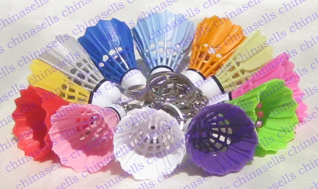 24pcs PVC badminton keychain key chain